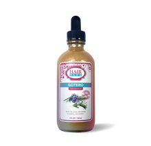 Load image into Gallery viewer, Gotero de Crecimiento / Hair Growth Tonic 4 oz. Nuestro gotero nutre los folículos pilosos en la raíz y estimula el crecimiento del cabello gracias a las propiedades de sus ingredientes naturales. A base de lavanda y romero, cumple con la función de nutrir las raíces reforzando la salud y el crecimiento del cabello. Libre de sulfatos, elaborado completamente con productos naturales. Se puede usar todos los días. Cuando lo apliques debes dar un breve masaje  para activar la circulación del cuero cabelludo.