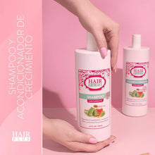 Load image into Gallery viewer, También creías que el shampoo era solo para lavar tu cabello? Nuestro Shampoo y Acondicionador De Crecimiento realmente estimula el crecimiento de tu melena y este testimonio nos lo confirma