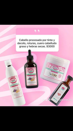 Cabello Graso con Maltrato de Tintes