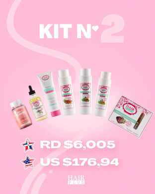 Dream of long, thick hair? Kit Control Caída 1 is the answer!  This specially designed kit by Marielis Ramos helps you stimulate hair growth, create new strands, and prevent hair loss.  Feel confidant and beautiful with the Kit Control Caída 1, and make your hair dreams come true!