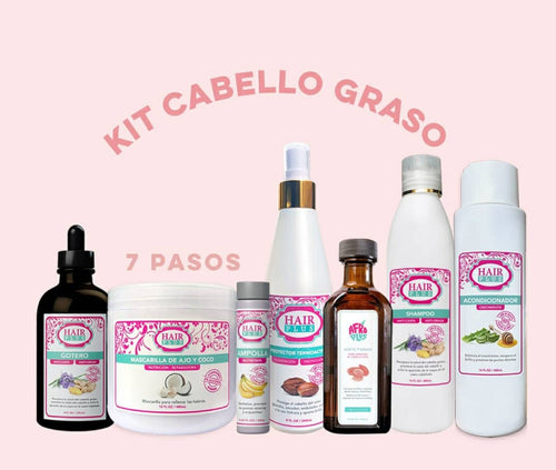 Kit Cabello Graso Protecion Termoactivo