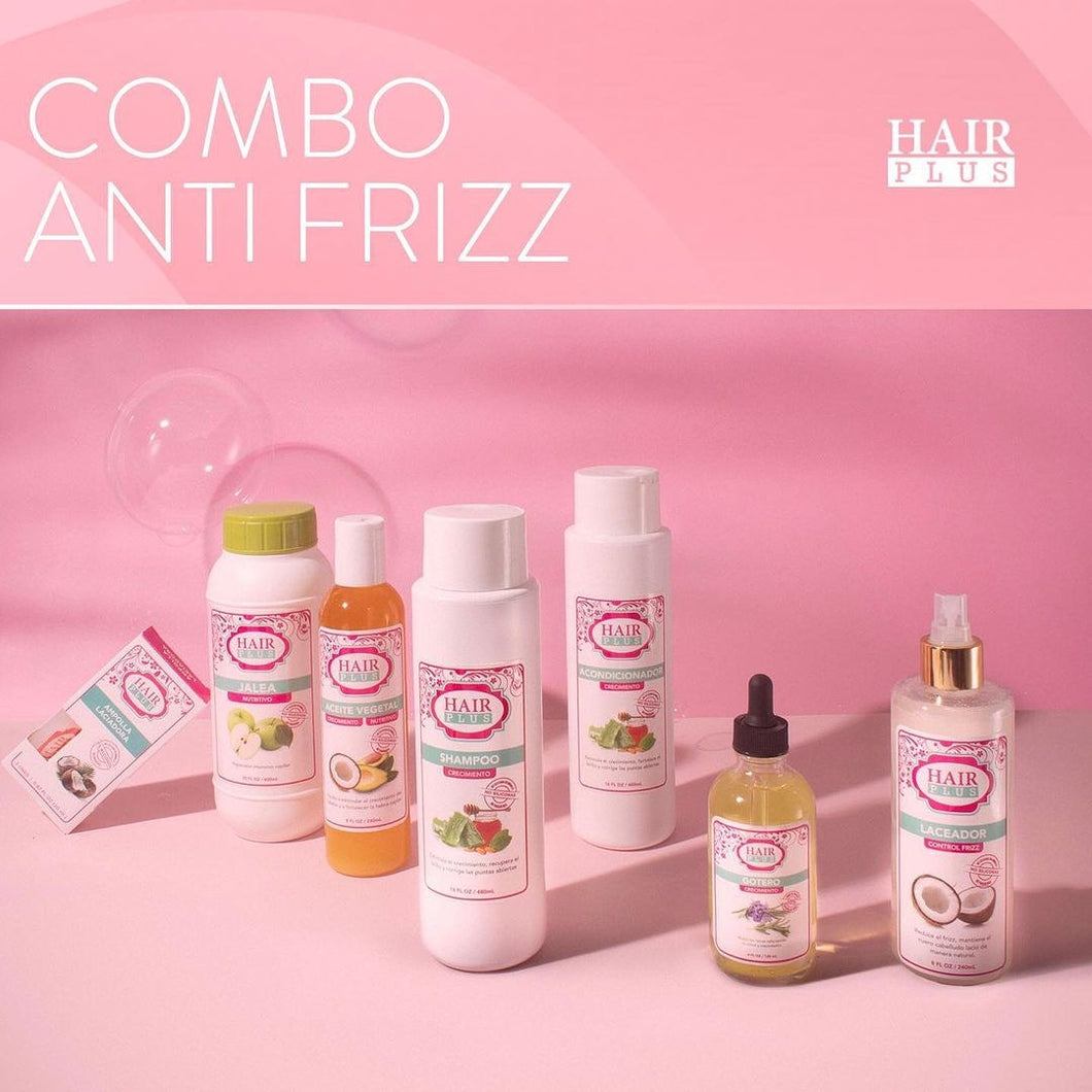 Our Combo Control - Frizz / Hair Frizz Control Kit is the perfect solution for controlling and reducing frizz. It includes products specifically designed to be used together to protect your hair from frizz and restore its natural shine for healthy and manageable hair.