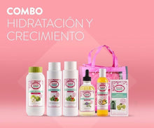 Load image into Gallery viewer, Sueñas con una LARGA y ABUNDANTE melena? ¡Este KIT hará tu sueño realidad! Hidratación y Crecimiento / Hair Repair and Hair Grow is an innovative hair care product designed to repair damaged hair while encouraging healthy, natural growth. With its natural ingredients and powerful moisturizing and growth-stimulating benefits, your hair will be looking healthier and stronger than ever!
