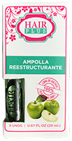 Ampollas Reestructurante (3 Unidades) helps to restore and restructure hair after it has been damaged. A revolutionary formula that needs no rinsing - Simply apply after the wash and the product will spread evenly throughout your hair. In just three uses, enjoy hydrated, revitalized, and soft hair.